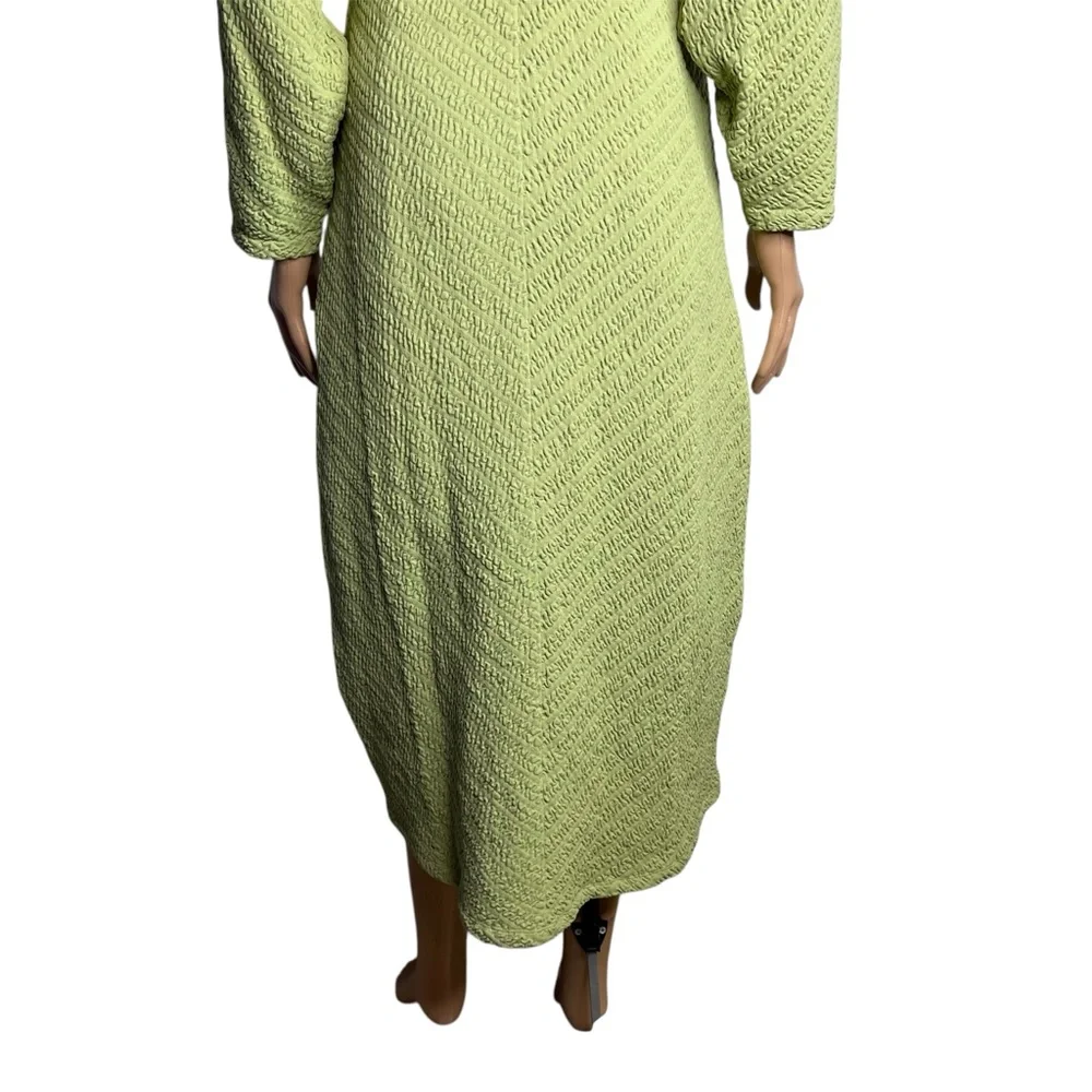 Free People Gabby Seamless Sweater Midi Dress NWT Green size M/L - Picture 8 of 12